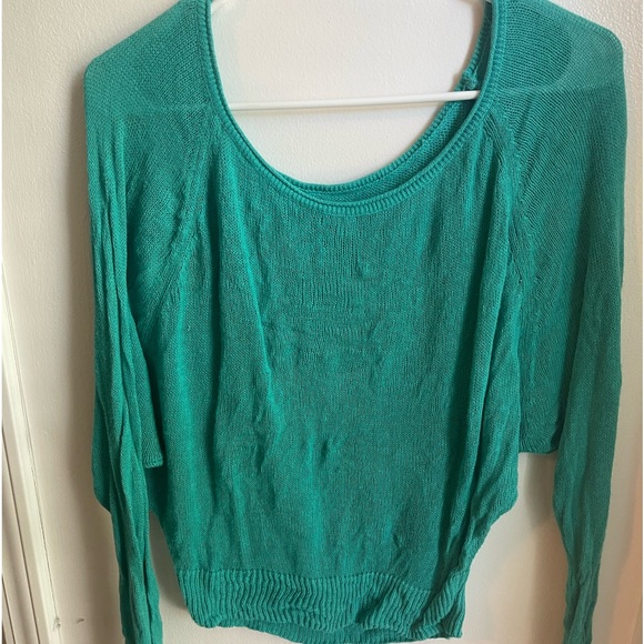 Turquoise light weight sweater, American Eagle Outfitters, Medium - Picture 3 of 4